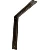 image2W x 10D x 10H Stockport Steel Bracket Stainless SteelAntiqued Brass