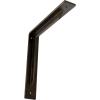 image2W x 10D x 10H Stockport Steel Bracket Stainless SteelAntiqued Brass