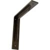 image2W x 10D x 10H Stockport Steel Bracket Stainless SteelAntiqued Pale Gold