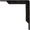 image2W x 10D x 10H Stockport Steel Bracket Stainless SteelAntiqued Silver