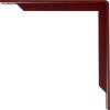 image2W x 10D x 10H Stockport Steel Bracket Stainless SteelHammered Bright Red