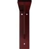image2W x 10D x 10H Stockport Steel Bracket Stainless SteelHammered Bright Red
