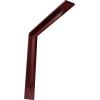 image2W x 10D x 10H Stockport Steel Bracket Stainless SteelHammered Bright Red