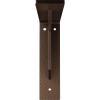 image2W x 10D x 10H Stockport Steel Bracket Stainless SteelHammered Dark Bronze