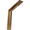 image2W x 10D x 10H Stockport Steel Bracket Stainless SteelHammered Gold