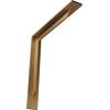 image2W x 10D x 10H Stockport Steel Bracket Stainless SteelHammered Gold