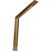 image2W x 10D x 10H Stockport Steel Bracket Stainless SteelHammered Gold