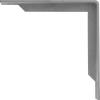 image2W x 10D x 10H Stockport Steel Bracket Stainless SteelHammered Gray
