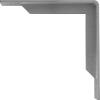 image2W x 10D x 10H Stockport Steel Bracket Stainless SteelHammered Gray
