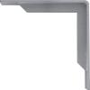image2W x 10D x 10H Stockport Steel Bracket Stainless SteelHammered Light Blue