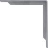 image2W x 10D x 10H Stockport Steel Bracket Stainless SteelHammered Light Blue