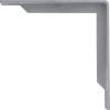 image2W x 10D x 10H Stockport Steel Bracket Stainless SteelHammered Light Blue