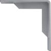 image2W x 10D x 10H Stockport Steel Bracket Stainless SteelHammered Light Blue