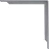 image2W x 10D x 10H Stockport Steel Bracket Stainless SteelHammered Light Blue
