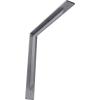 image2W x 10D x 10H Stockport Steel Bracket Stainless SteelHammered Light Blue
