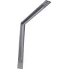 image2W x 10D x 10H Stockport Steel Bracket Stainless SteelHammered Light Blue