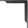 image2W x 10D x 10H Stockport Steel Bracket Stainless SteelHammered Silver