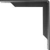 image2W x 10D x 10H Stockport Steel Bracket Stainless SteelHammered Silver