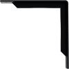 image2W x 10D x 10H Stockport Steel Bracket Stainless SteelPowder Coated Black