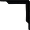 image2W x 10D x 10H Stockport Steel Bracket Stainless SteelPowder Coated Black