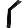 image2W x 10D x 10H Stockport Steel Bracket Stainless SteelPowder Coated Black