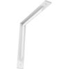 image2W x 10D x 10H Stockport Steel Bracket Stainless SteelWhite Primer Paintable