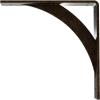 image2W x 14D x 14H Legacy Steel Bracket White PrimerAntiqued Brass