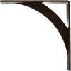 image2W x 14D x 14H Legacy Steel Bracket White PrimerAntiqued Brass