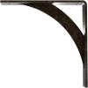 image2W x 14D x 14H Legacy Steel Bracket White PrimerAntiqued Warm Silver