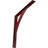 image2W x 14D x 14H Legacy Steel Bracket White PrimerHammered Bright Red