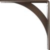 image2W x 14D x 14H Legacy Steel Bracket White PrimerHammered Brown