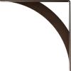 image2W x 14D x 14H Legacy Steel Bracket White PrimerHammered Dark Bronze