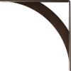 image2W x 14D x 14H Legacy Steel Bracket White PrimerHammered Dark Bronze