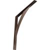 image2W x 14D x 14H Legacy Steel Bracket White PrimerHammered Dark Bronze