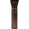 image2W x 14D x 14H Legacy Steel Bracket White PrimerHammered Dark Bronze