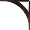 image2W x 14D x 14H Legacy Steel Bracket White PrimerHammered Dark Bronze
