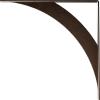 image2W x 14D x 14H Legacy Steel Bracket White PrimerHammered Dark Bronze