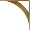 image2W x 14D x 14H Legacy Steel Bracket White PrimerHammered Gold