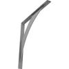 image2W x 14D x 14H Legacy Steel Bracket White PrimerHammered Gray
