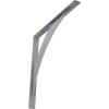 image2W x 14D x 14H Legacy Steel Bracket White PrimerHammered Light Blue