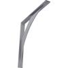 image2W x 14D x 14H Legacy Steel Bracket White PrimerHammered Light Blue