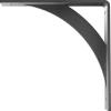image2W x 14D x 14H Legacy Steel Bracket White PrimerHammered Silver