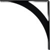 image2W x 14D x 14H Legacy Steel Bracket White PrimerPowder Coated Black