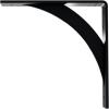 image2W x 14D x 14H Legacy Steel Bracket White PrimerPowder Coated Black