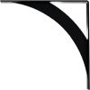 image2W x 14D x 14H Legacy Steel Bracket White PrimerPowder Coated Black
