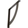 image2W x 20D x 20H Bulwark Steel Bracket Hammered WhiteAntiqued Brass
