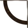 image2W x 20D x 20H Bulwark Steel Bracket Hammered WhiteAntiqued Brass