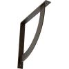 image2W x 20D x 20H Bulwark Steel Bracket Hammered WhiteAntiqued Brass