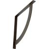 image2W x 20D x 20H Bulwark Steel Bracket Hammered WhiteAntiqued Brass