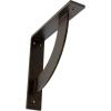image2W x 20D x 20H Bulwark Steel Bracket Hammered WhiteAntiqued Brass